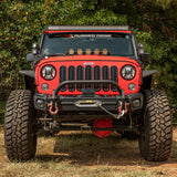 Rugged Ridge Arcus Front Bumper Set W/ Overrider 2018 Jeep Wrangler JK