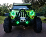 Oracle 7in High Powered LED Headlights - Black Bezel - ColorSHIFT - BC1