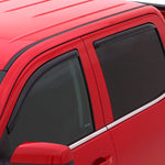 AVS 05-16 Nissan Xterra Ventvisor In-Channel Front & Rear Window Deflectors 4pc - Smoke