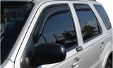 AVS 07-10 Chrysler Aspen Ventvisor In-Channel Front & Rear Window Deflectors 4pc - Smoke