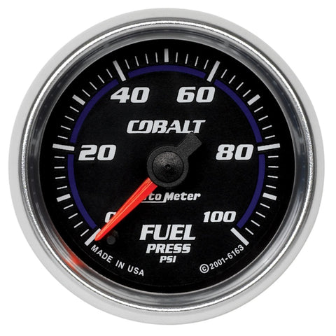 Autometer Cobalt 52mm 100 PSI Electronic Fuel Pressure Gauge