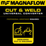 MagnaFlow Conv Univ 2.75inch C/C Met.