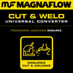 MagnaFlow Conv Univ 3.00inch C/C Met.