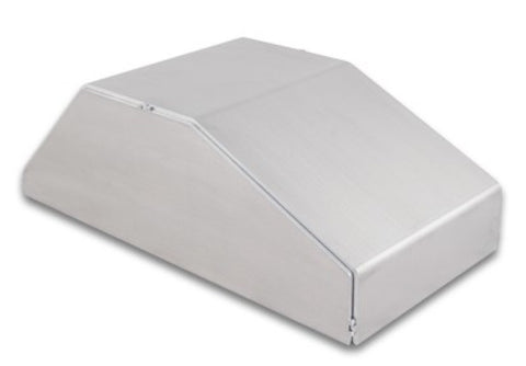Vibrant I/C End Tank 6in Wide 12in Long 4in Tall Use w/ Horizontal I/C Core 12844 - 5052 Aluminum