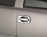 AVS 99-06 Chevy Tahoe (w/o Passenger Keyhole) Door Handle Covers (4 Door) 8pc Set - Chrome